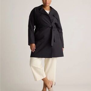 Comfort Stretch Mid-length Trench Coat